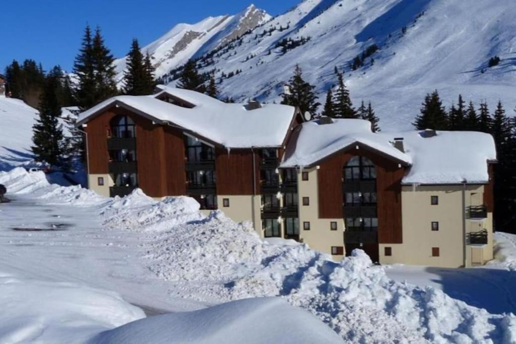 Appartement La Clusaz Avec Terrasse Sur Les Pistes De Ski Manigod Buitenkant foto
