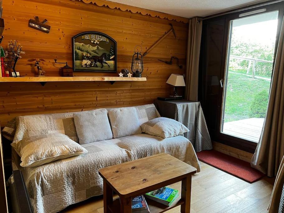 Appartement La Clusaz Avec Terrasse Sur Les Pistes De Ski Manigod Buitenkant foto