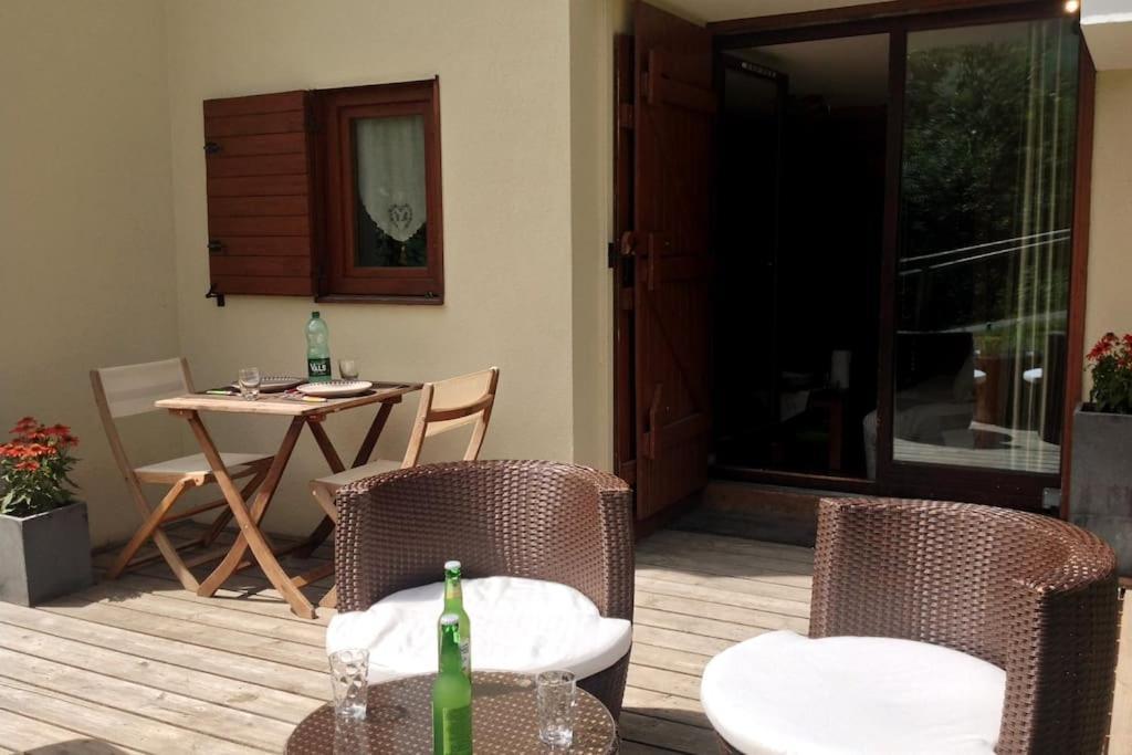 Appartement La Clusaz Avec Terrasse Sur Les Pistes De Ski Manigod Buitenkant foto