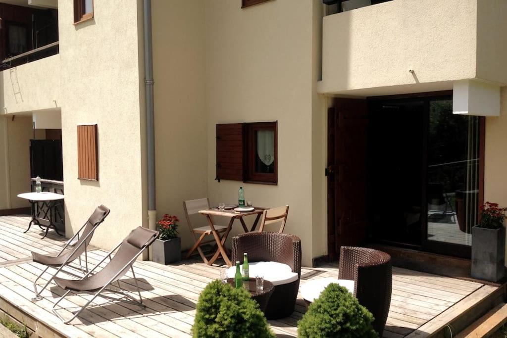 Appartement La Clusaz Avec Terrasse Sur Les Pistes De Ski Manigod Buitenkant foto
