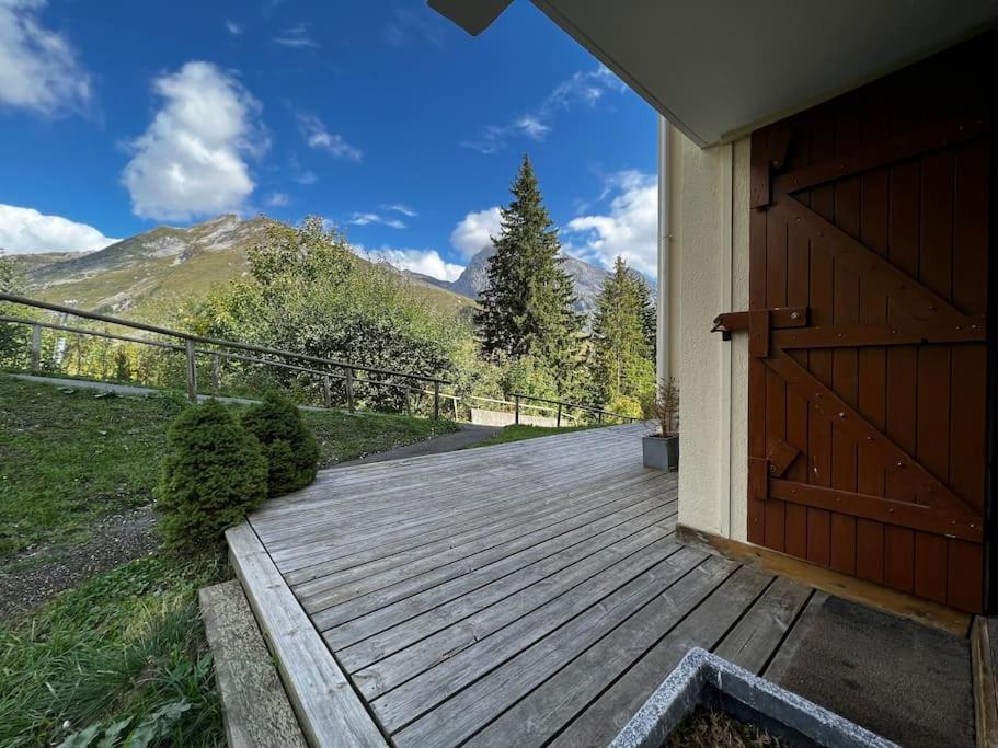Appartement La Clusaz Avec Terrasse Sur Les Pistes De Ski Manigod Buitenkant foto